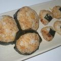 abumix's cooksnap of when they made チーズとおかかのおにぎり.