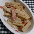 nananan77's cooksnap of when they made ♡シャキっと蓮根のベーコン旨味炒め♡.