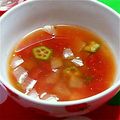 xx蛇姫xx's cooksnap of when they made ヘルシー＊大豆とオクラのトマトスープ.