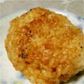 あめいいかじ's cooksnap of when they made 定番☆ネギ味噌焼おにぎり.