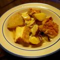 ☆なおみんみ☆'s cooksnap of when they made 厚揚げとさつま芋の豆乳とろ～り甘辛煮.