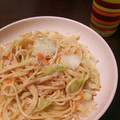りんごmrz's cooksnap of when they made 簡単♪キャベツときのこの和風パスタ.