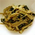 めなゆ's cooksnap of when they made ☆焼ちくわとえのきのすりごま辛子和え☆.
