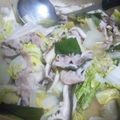 りわ♪'s cooksnap of when they made 豚　ねぎ　白菜　ダンダン鍋！！！.