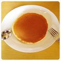 YUA♡'s cooksnap of when they made 卵がない！マヨで作ったホットケーキ☆.