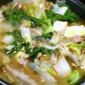 ぷにぷに～mama's cooksnap of when they made 寒い冬に☆さっぱり！豆乳鍋.