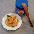 ducarin's cooksnap of when they made チンしたカボチャにピーナッツバター.