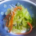 ユーロン's cooksnap of when they made 香ばしい♪炒めしらすと春キャベツ和え.