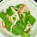 ★かおっち★'s cooksnap of when they made <お弁当用>ピーマンとカニカマの和え物.