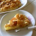 nokkochin's cooksnap of when they made フライパン&HMでりんごと桃のパンケーキ.