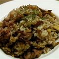 おおさわ潤's cooksnap of when they made 牛肉と舞茸のガーリックバターライス.