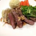 マコケンママ's cooksnap of when they made サーロインステーキバルサミコソース.