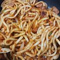 ちぃちぃぱっぱ★'s cooksnap of when they made ゆでうどんde簡単チーズナポリタン♡.