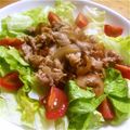 空ちっく's cooksnap of when they made 豚ばら肉と玉葱炒め・味ぽんおろし添え.