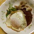 せつみか's cooksnap of when they made 蓮根ロコモコ.