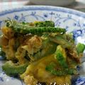 1646's cooksnap of when they made ゴーヤと卵のバター醤油炒め☆.