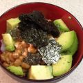 もうらん's cooksnap of when they made アボカド納豆丼.