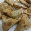 dreambs's cooksnap of when they made 餃子の皮でサモサ♪.