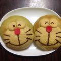 もっちー0302's cooksnap of when they made 抹茶ドラえもんあんパン.