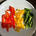 悠LOVE航's cooksnap of when they made パプリカ＆ピーマンの切り方⋆*❁*.