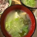 みや☆じゅん's cooksnap of when they made 包丁不要～ずぼらーのレタススープ.