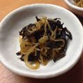 EGUDON's cooksnap of when they made ★糸コンニャクとキクラゲのきんぴら★.
