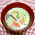 いちご♡マシュマロ's cooksnap of when they made 鮭と野菜の栄養たっぷり粕汁.
