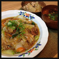 tomo5257's cooksnap of when they made 余った肉団子と唐揚げで中華丼★リメイク.