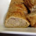 ｍｏｃｏｍ's cooksnap of when they made 油揚げにもやしと鶏肉つめちゃいました♪.