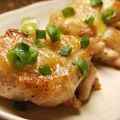 shinyui's cooksnap of when they made お宿メニューを再現。からしマヨ☆チキン.