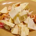 ueyurin's cooksnap of when they made 柿と林檎と大根のレモンマヨ.
