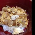 ちょさ's cooksnap of when they made お麩の卵とじ丼♬.