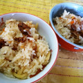 kurukurumin's cooksnap of when they made ホタテとなめたけの簡単炊き込みご飯.