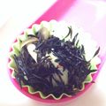 chuxx's cooksnap of when they made ひじきとしめじの胡麻ナムル♡.