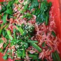 yuri827's cooksnap of when they made 桜えび入りほうれん草のおひたし.