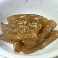 @ちんまりさん's cooksnap of when they made 懐かしの味・こんにゃくの炒めもの.
