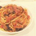 くだけねこ's cooksnap of when they made ＊茄子のトマトクリームパスタ＊.