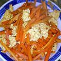 プーしん's cooksnap of when they made 意外とうまい☆人参の卵とじ.