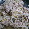 料理作造's cooksnap of when they made もやしねぎ豚肉塩炒め.
