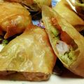 まる｡｡'s cooksnap of when they made 簡単☆エビとアボカドのチーズ春巻き.