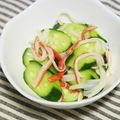 あさぎ愁夏's cooksnap of when they made ＊胡瓜とかにかまの酢の物＊.