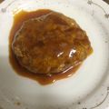 anyaneko's cooksnap of when they made ふわふわ簡単♡豆腐×挽肉ハンバーグ.