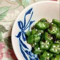 あざらしの赤ちゃん's cooksnap of when they made 簡単！オクラに海苔の佃煮だけ.