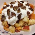 tm63's cooksnap of when they made 角切リンゴ甘栗ヨーグルト☆彡.