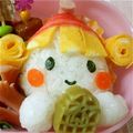 あずきなもなか's cooksnap of when they made ＊キャラ弁＊クリスマス★サンタ帽子女の子.