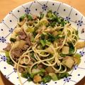 くーこん's cooksnap of when they made 牛肉とカブの和風パスタ.