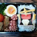 ATENZA's cooksnap of when they made キャラ弁当＊仮面ライダーガイム.