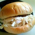 crystaI's cooksnap of when they made 大人気★うちのハンバーガー.