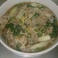 ぶーたーこー's cooksnap of when they made あったかとろみ豚そば.