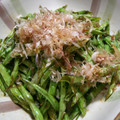 P-K23's cooksnap of when they made ささげと大葉のさっぱり炒め.